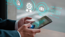 persona utilizando una herramienta con inteligencia artificial